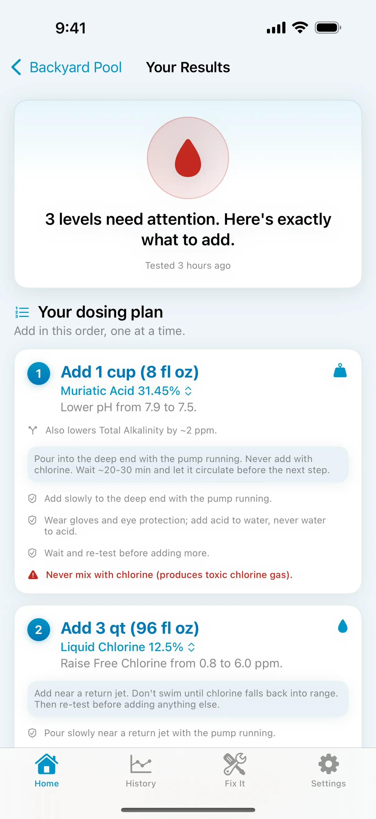 Exact dose plan